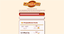 Desktop Screenshot of fonts-pl.com