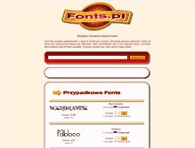 Tablet Screenshot of fonts-pl.com